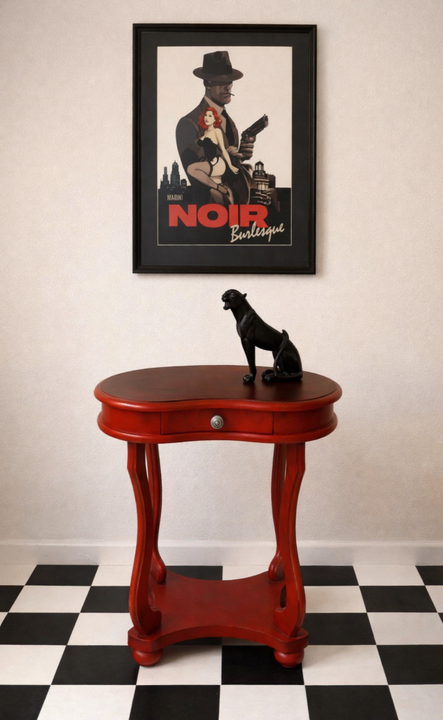 Table-rognon-peinture-patine