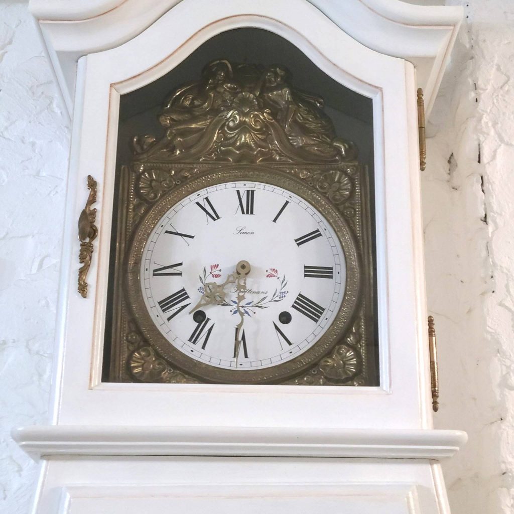Pendule-comtoise-régence-merisier